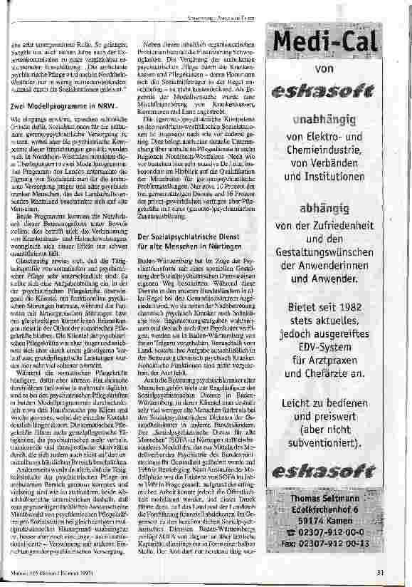 Vorschauseite 3: Ambulante gerontopsychiatrische Pflege