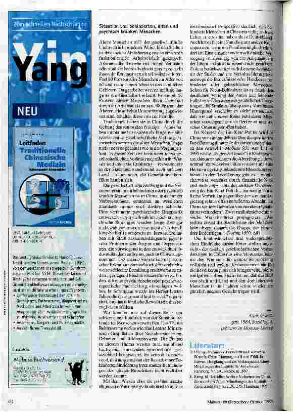 Vorschauseite 5: Kontraste Sozialpolitik und Gesundheitswesen: Reiseeindrücke aus China