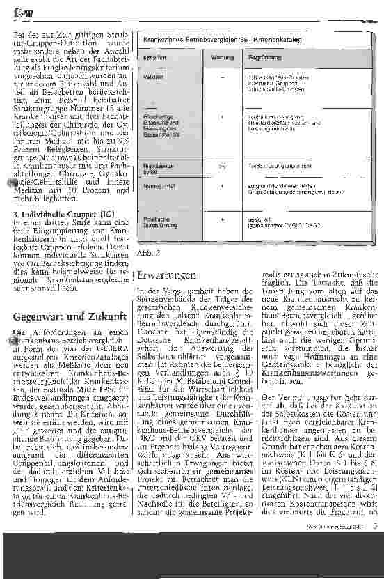 Vorschauseite 4: Krankenkassen vergleichen Krankenhäuser, der neue EDV-Krankenhaus Betriebsvergleich der Krankenkassen