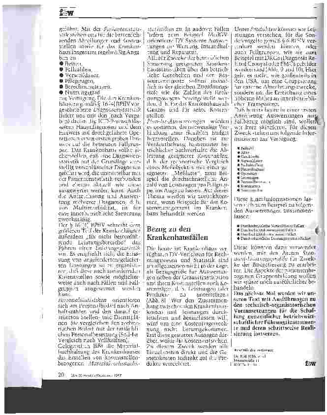 Vorschauseite 6: Das Krankenhaus mit Zahlen führen Teil II