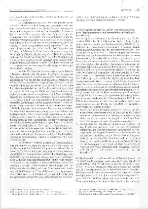 Vorschauseite 4: Lieferantenengpässe von Arzneimitteln: Fakten, Rechtslage und Handlungsvorschläge