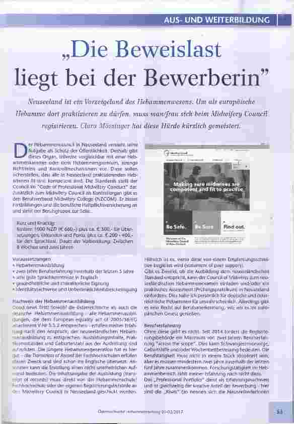 Vorschauseite 1: „Die Beweislast liegt bei der Bewerberin”