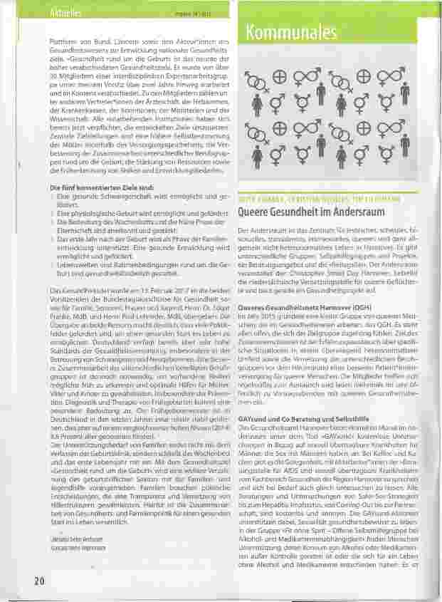 Vorschauseite 2: Einen gesunden Start ins Leben ermög liehen: Neues nationales Gesundheitsziel »Gesundheit rund um die Geburt« verabschiedet