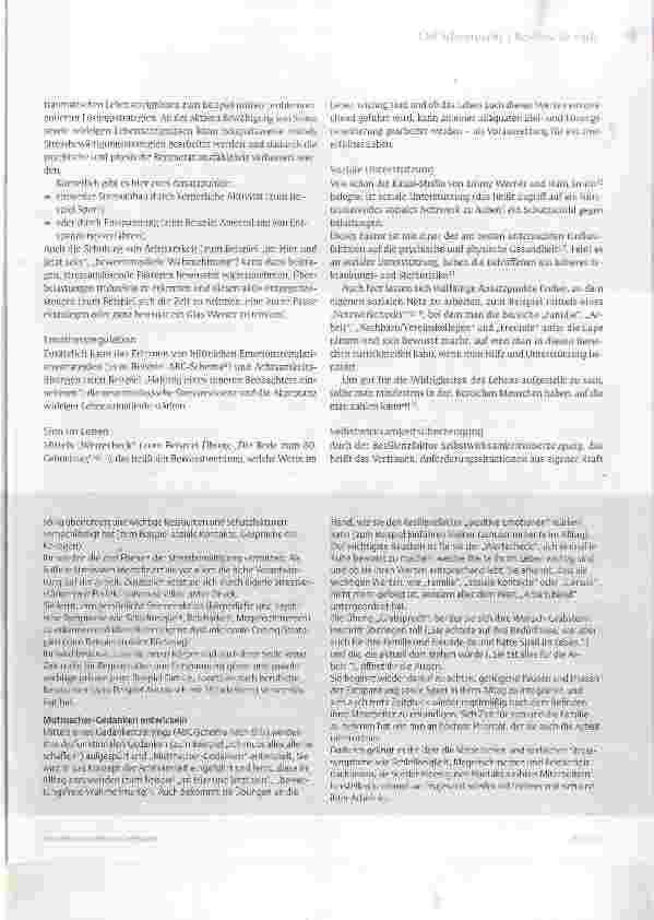 Vorschauseite 3: Schutzschild gegen Stress