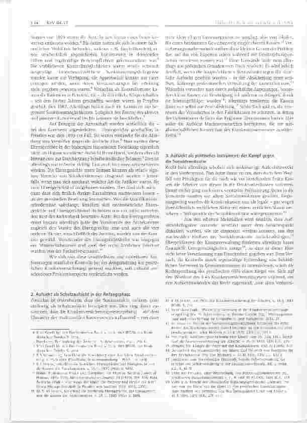 Vorschauseite 2: Die Rolle der Aufsicht in der GKV eine rechtshistorische Bilanz