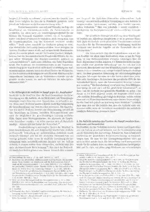 Vorschauseite 3: Die Rolle der Aufsicht in der GKV eine rechtshistorische Bilanz
