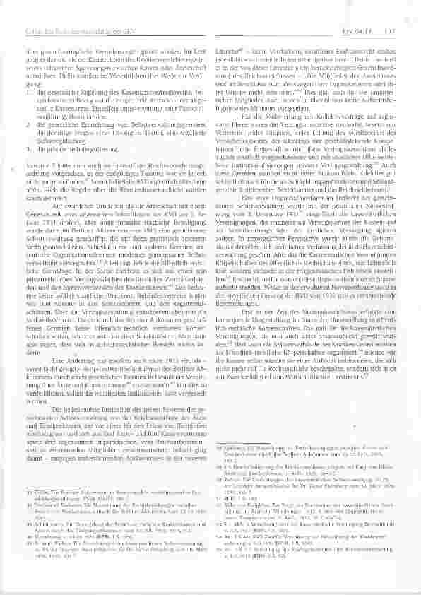 Vorschauseite 5: Die Rolle der Aufsicht in der GKV eine rechtshistorische Bilanz