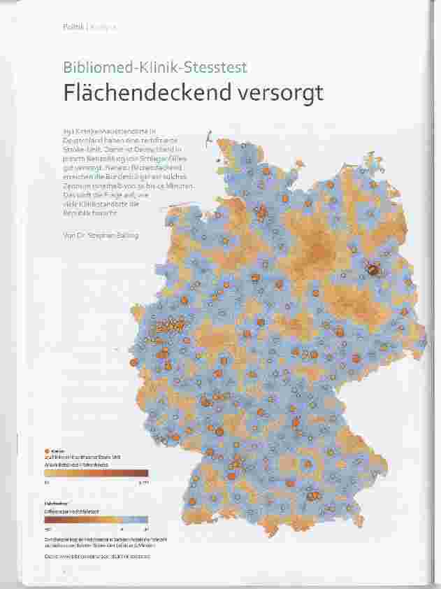 Vorschauseite 1: Bibliomed-Klinik-Stesstest Flächendeckend versorgt