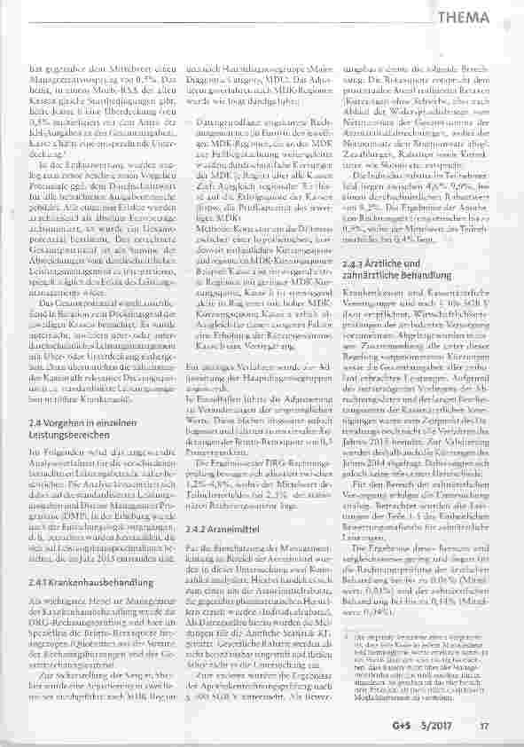 Vorschauseite 3: Zum Zusammenhang zwischen Leistungsmanagement und Beitragssatz unter den Bedingungen des Morbi-RSA