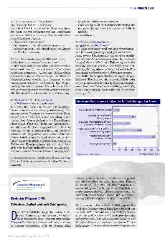 Vorschauseite 2: Krankenhaus-Barometer 2007 malt düsteres Bild