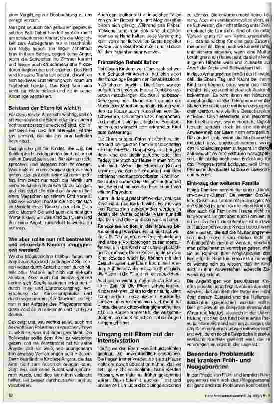 Vorschauseite 2: Das Kind als Patient auf der Intensivstation