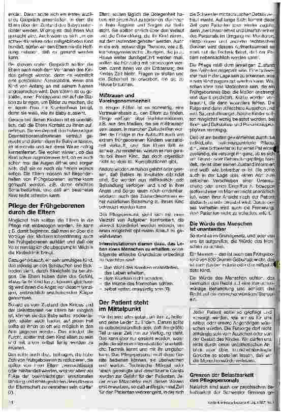 Vorschauseite 4: Das Kind als Patient auf der Intensivstation