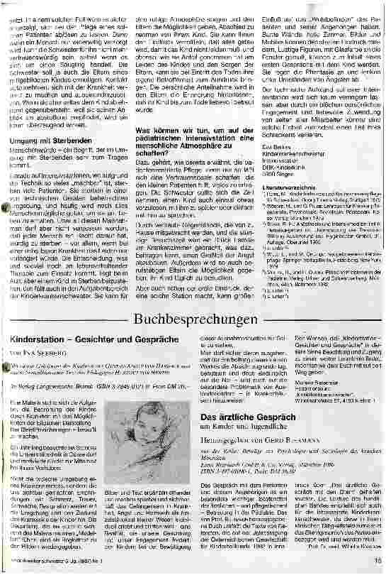 Vorschauseite 5: Das Kind als Patient auf der Intensivstation