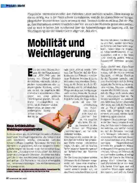 Vorschauseite 1: Mobilität und Weichlagerung