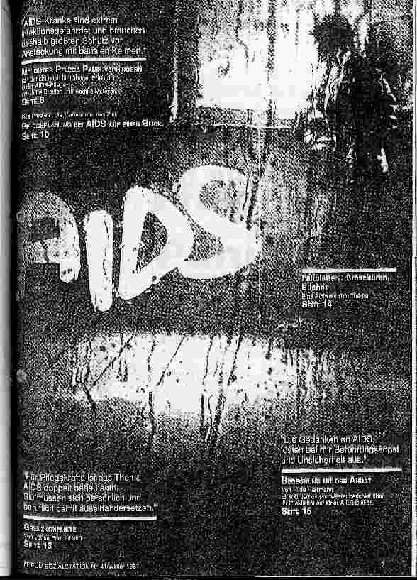 Vorschauseite 1: Forum aktuell AIDS