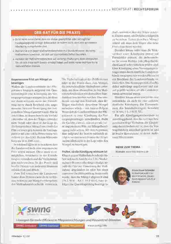Vorschauseite 2: Kündigung des Versorgungsvertrages: leere Drohung oder reelle Gefahr?