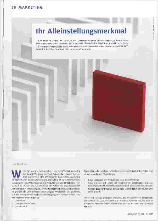 Vorschauseite 1: Ihr Alleinstellungsmerkmal