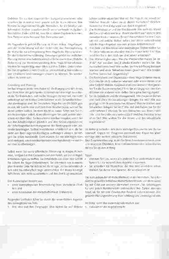 Vorschauseite 2: Planung - wie und wofür?