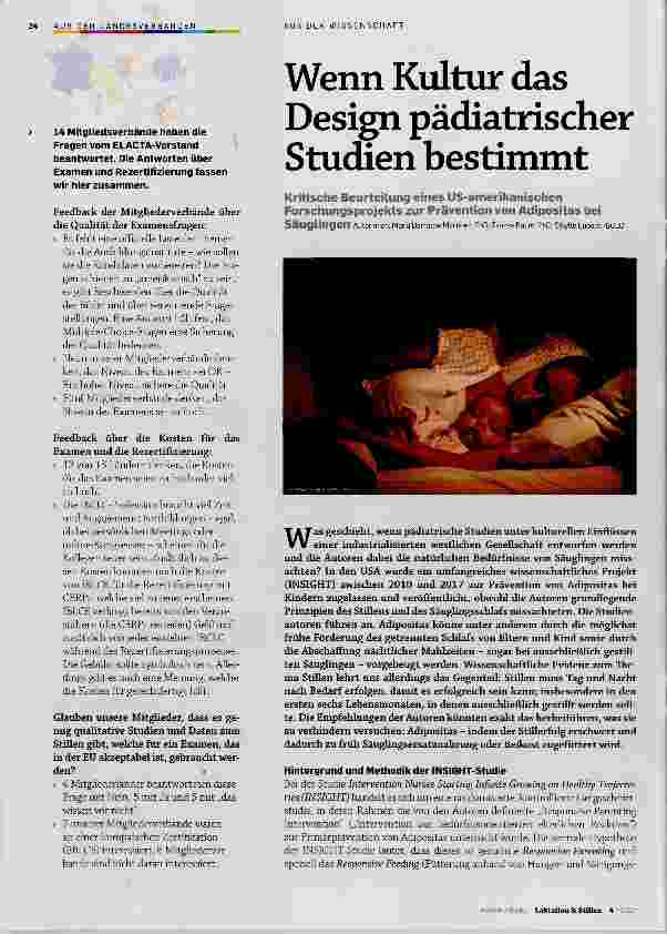 Vorschauseite 1: Wenn Kultur das Design pädiatrischer Studien bestimmt