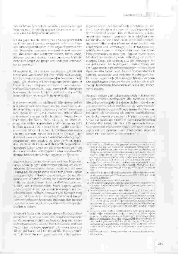 Vorschauseite 2: Kinderrechte in Flüchtlingseinrichtungen