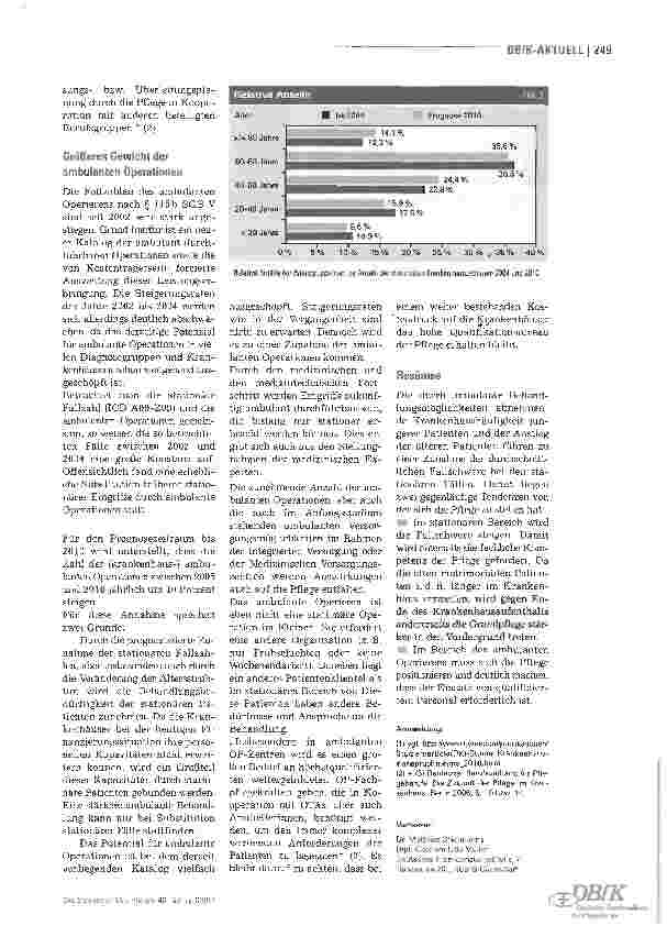 Vorschauseite 3: Welche Krankenhausleistungen werden im Jahr 2010 nachgefragt?