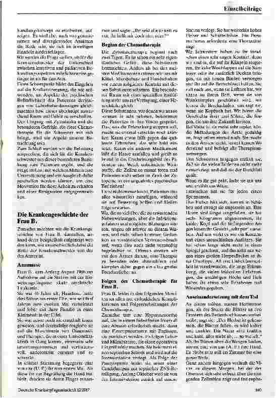 Vorschauseite 2: Die Pflege im Spannungsfeld zwischen kurativem und palliativem Ansatz in der Onkologie