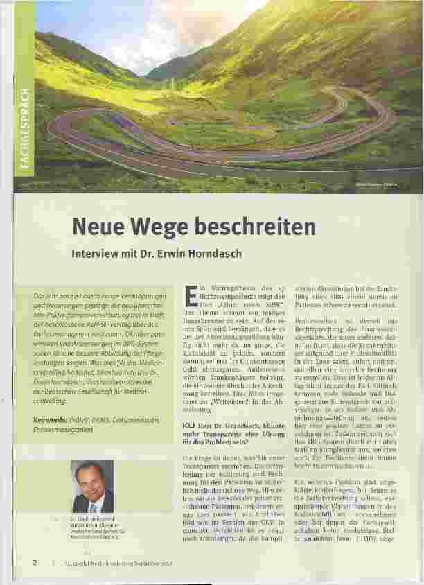 Vorschauseite 1: Neue Wege beschreiten