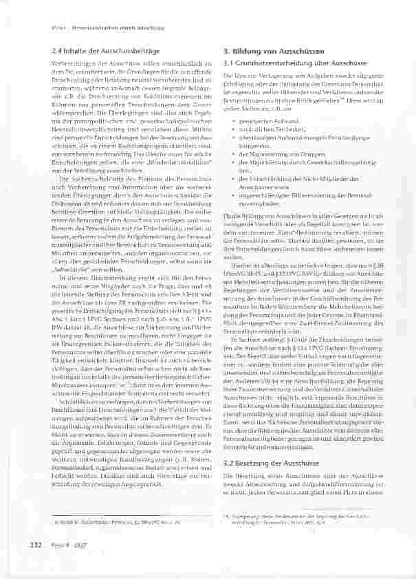 Vorschauseite 4: Personalratsarbeit durch Ausschüsse
