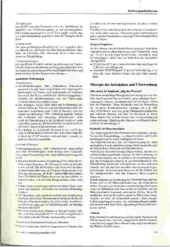 Vorschauseite 4: Die Initialbehandlung des Patienten mit Brandverletzungen