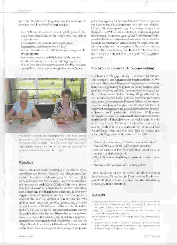 Vorschauseite 3: Spirituelle Begleitung im letzten Lebensabschnitt