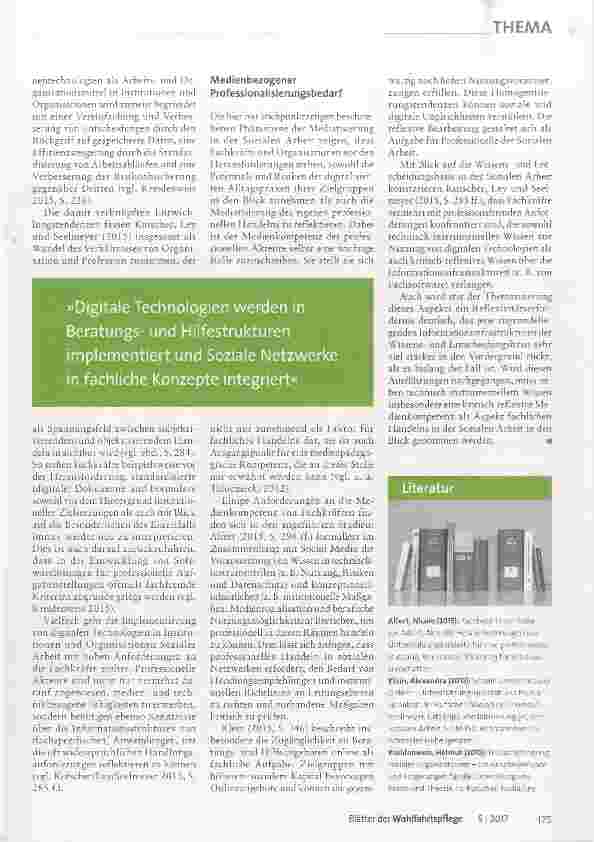 Vorschauseite 3: Mediatisierung und Soziale Arbeit Notwendigkeit einer medienbezogenen Professionalisierung