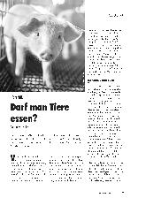 Vorschauseite 1: Tierethik: Darf man Tiere essen?