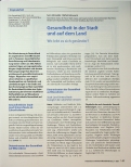 Vorschauseite 1: Gesundheit in der Stadt und auf dem Land: Wo lebt es sich gesünder?