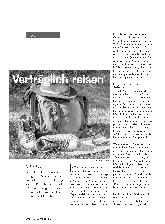 Vorschauseite 1: Verträglich reisen