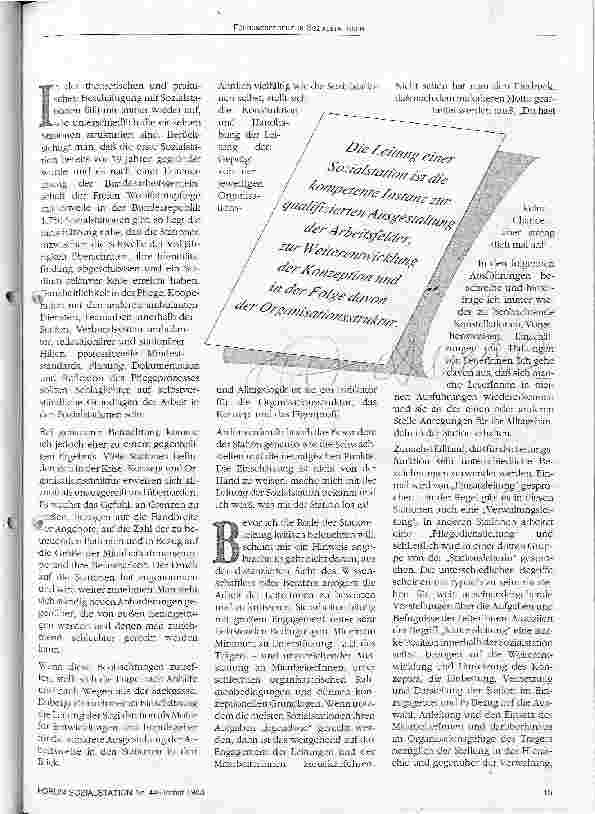 Vorschauseite 2: Plädoyer für eine starke Leitung