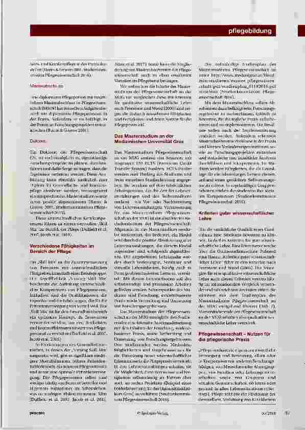 Vorschauseite 2: Pflege 2. 0: Die richtige Mischung macht es