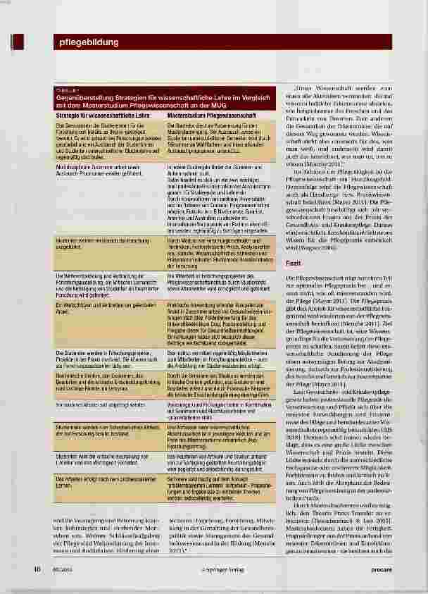 Vorschauseite 3: Pflege 2. 0: Die richtige Mischung macht es