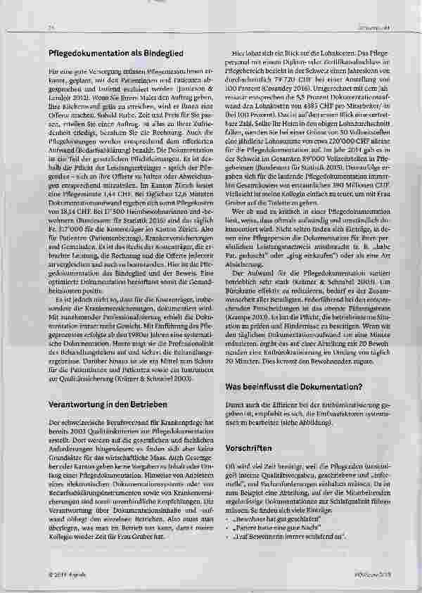 Vorschauseite 2: Zeit für Frau Gruber Wie entbürokratisiert man die Pfieeedokumentation?