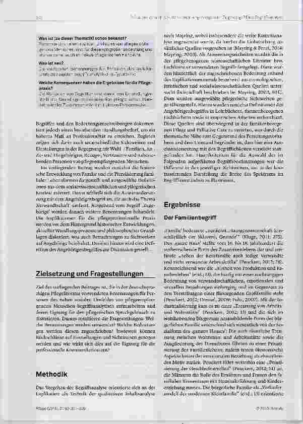 Vorschauseite 2: Angehörige oder Zugehörige? Versuch einer Begriffsanalyse