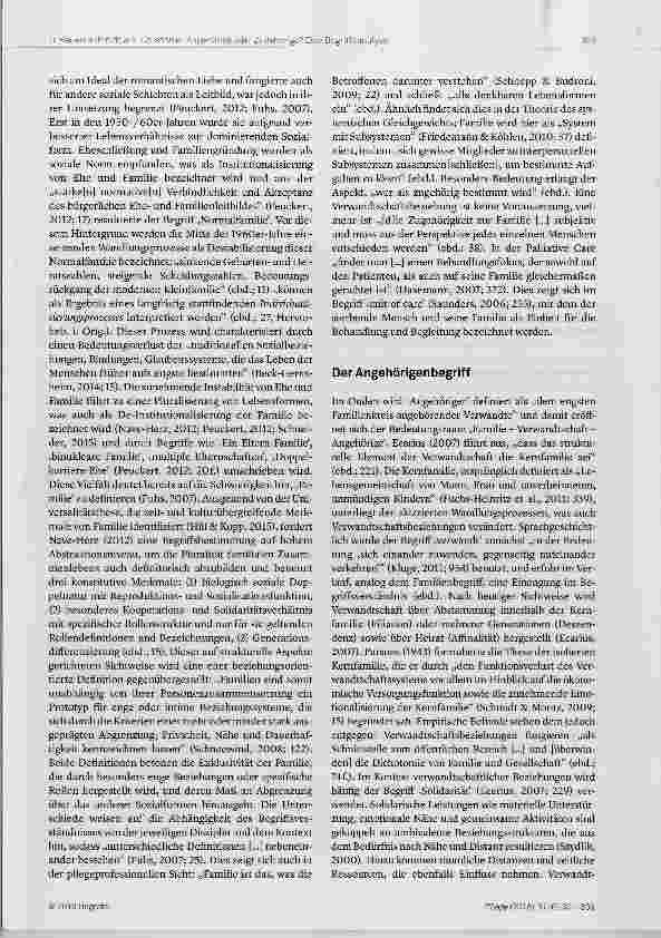 Vorschauseite 3: Angehörige oder Zugehörige? Versuch einer Begriffsanalyse