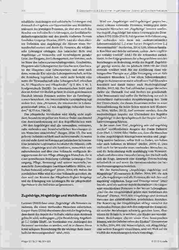 Vorschauseite 4: Angehörige oder Zugehörige? Versuch einer Begriffsanalyse