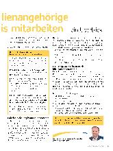Vorschauseite 2: Wenn Familienangehörige in der Praxis mitarbeiten.