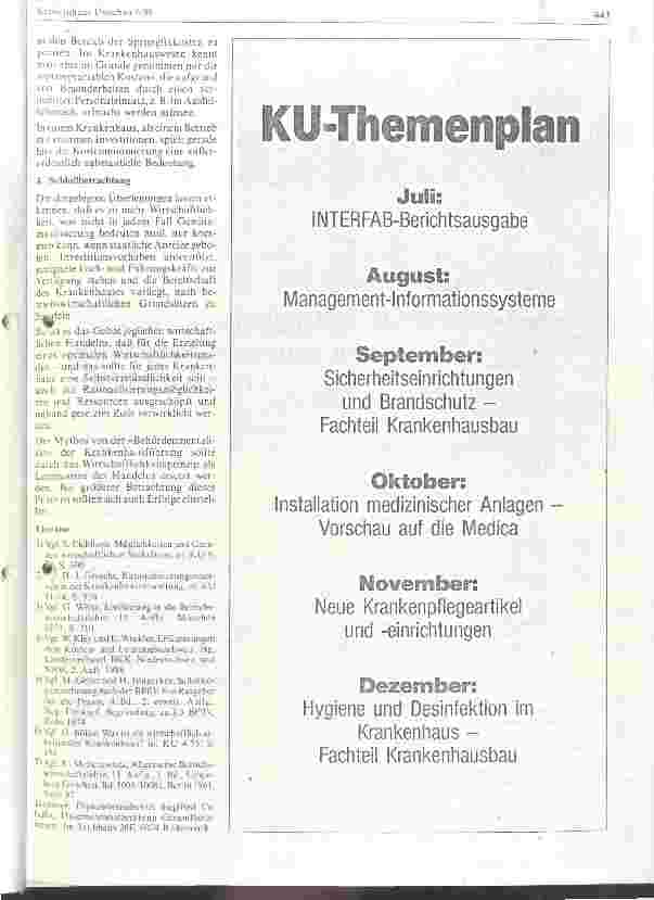 Vorschauseite 4: Überlegungen zur rationellen Wirtschaftsführung der Krankenhäuser
