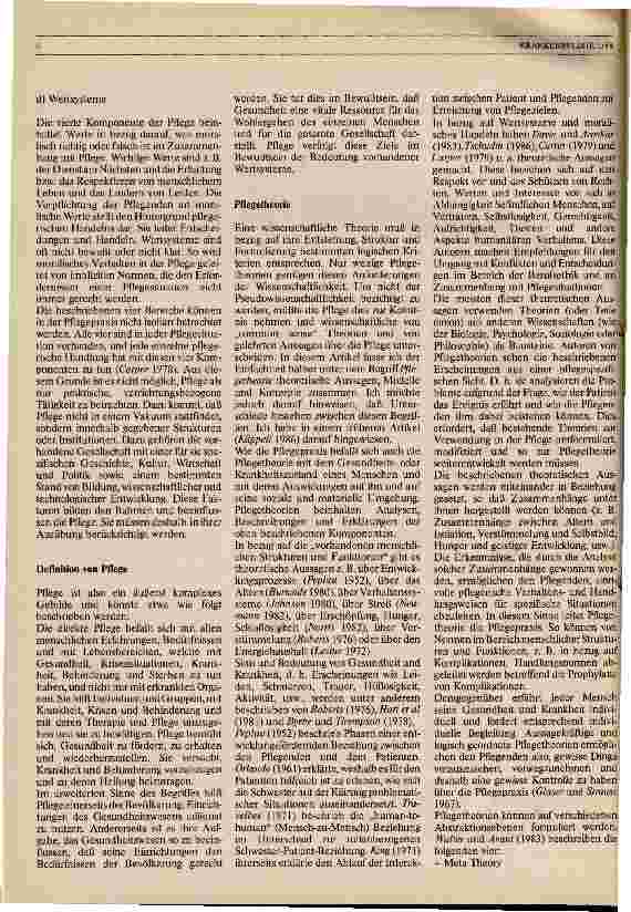 Vorschauseite 2: Pflege und Pflegetheorien