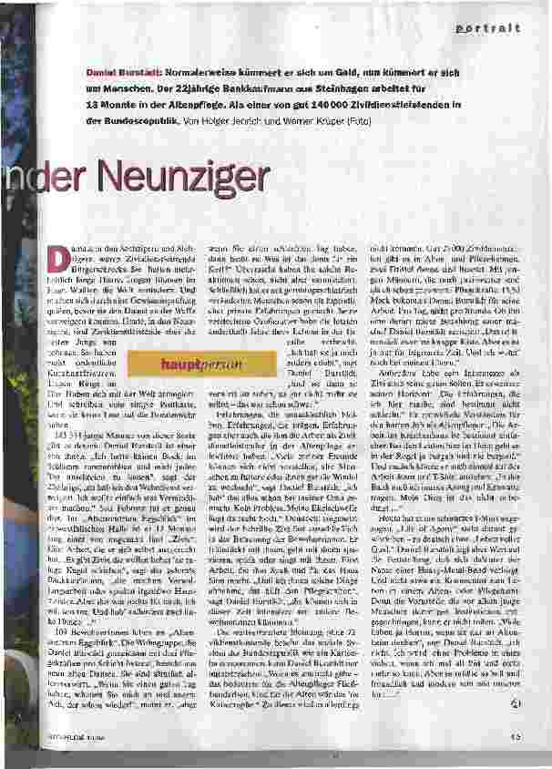 Vorschauseite 2: Ein Blumenkind der Neunziger