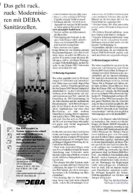 Vorschauseite 3: Daten-Crash 2000 Jeder weiß es - keiner tut was