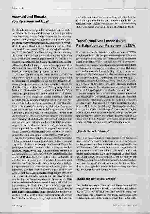 Vorschauseite 5: Genesungsund Krankheitserfahrungswissen dem Fachwissen ebenbürtig vermitteln