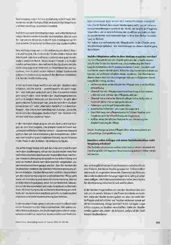 Vorschauseite 3: Intensivpflege studieren?