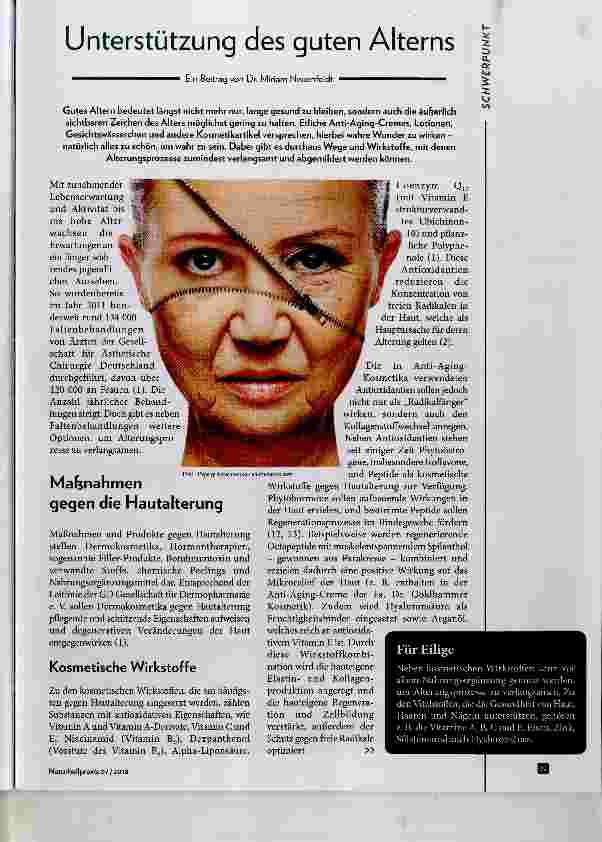 Vorschauseite 1: Unterstützung des guten Alterns