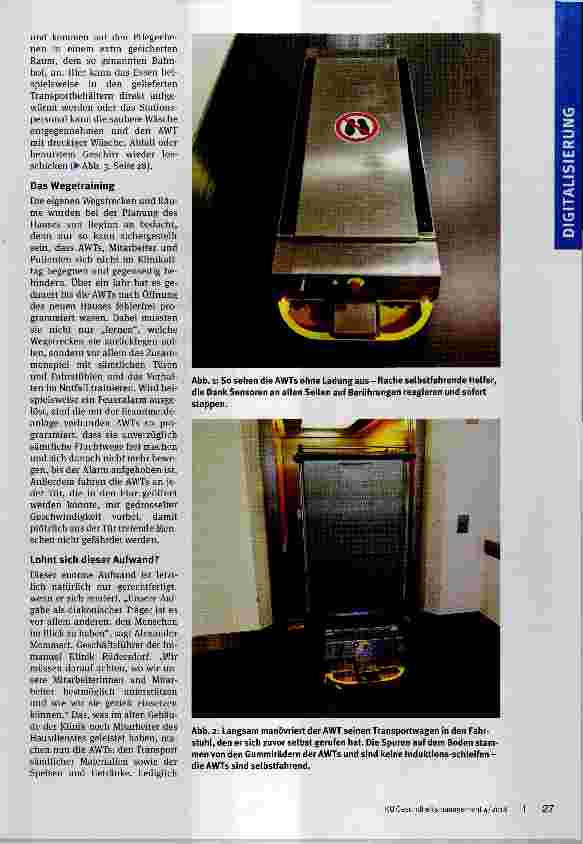 Vorschauseite 2: Achtung, automatischer Transport!